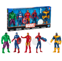 MVL 6 INCH BASIC FIGURE 5PK