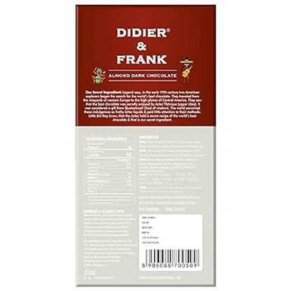 DF Almond Dark Chocolate, 100g