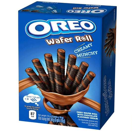 OREO CHOCOLATE WAFER ROLL- 54GM