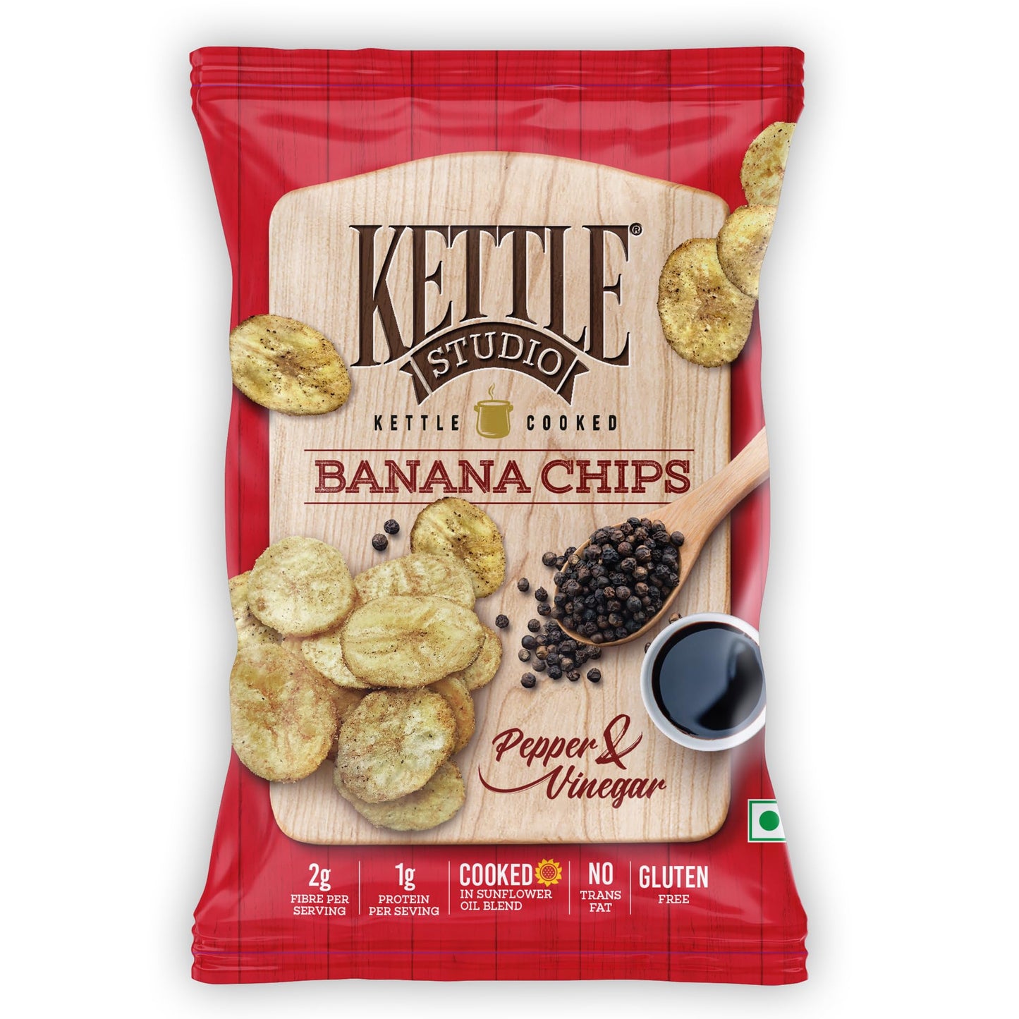 Kettle Studio Banana Chips Pepper & Vinegar