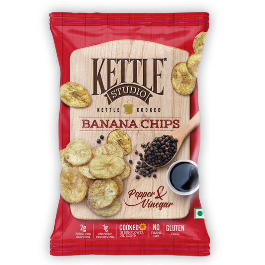 Kettle Studio Banana Chips Pepper & Vinegar
