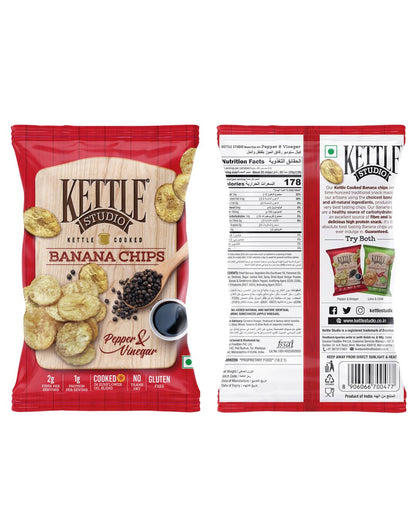 Kettle Studio Banana Chips Pepper & Vinegar