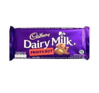 INTL CADBURY DAIRY MILK FRUIT & NUT 165G