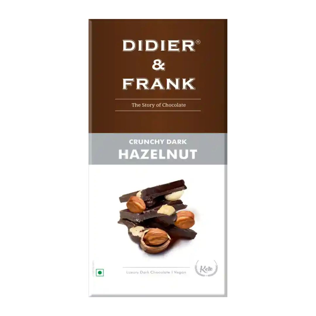 DF Hazelnut Dark Chocolate, 100g