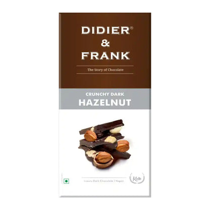 DF Hazelnut Dark Chocolate, 100g